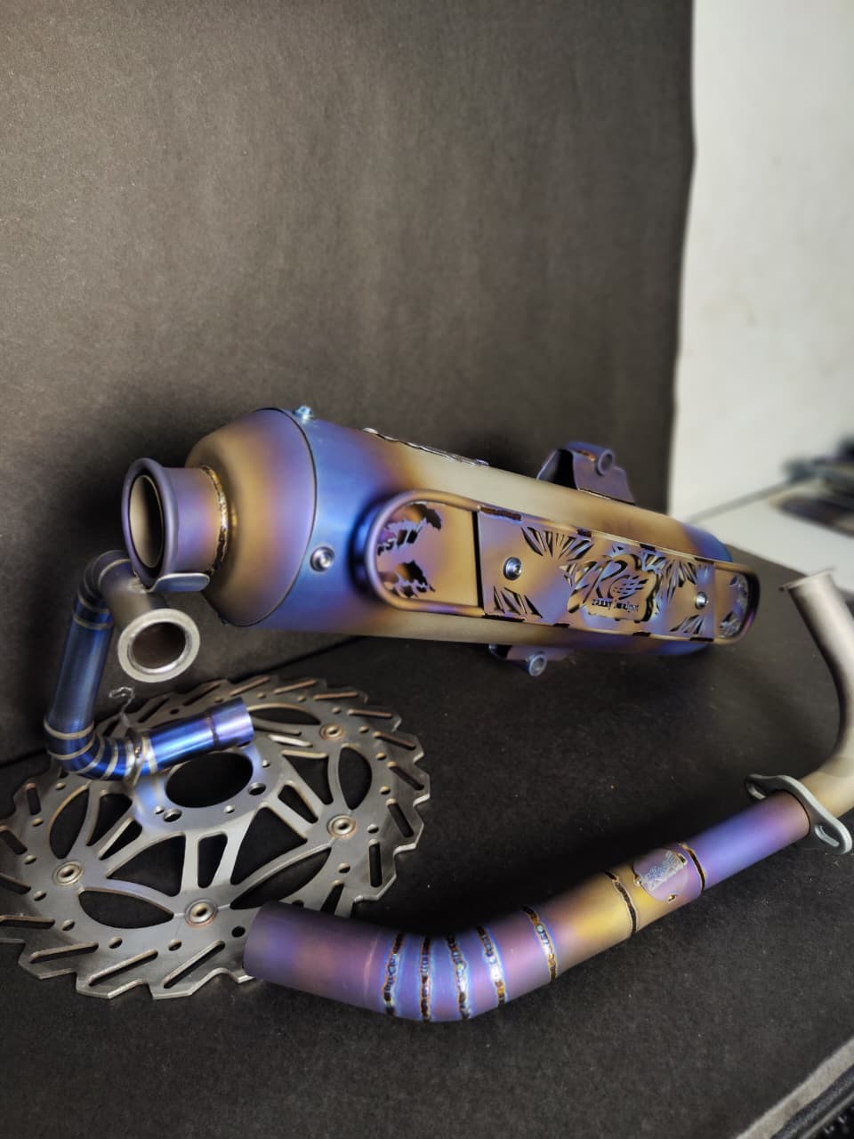ZRC titanium exhaust and header pipe